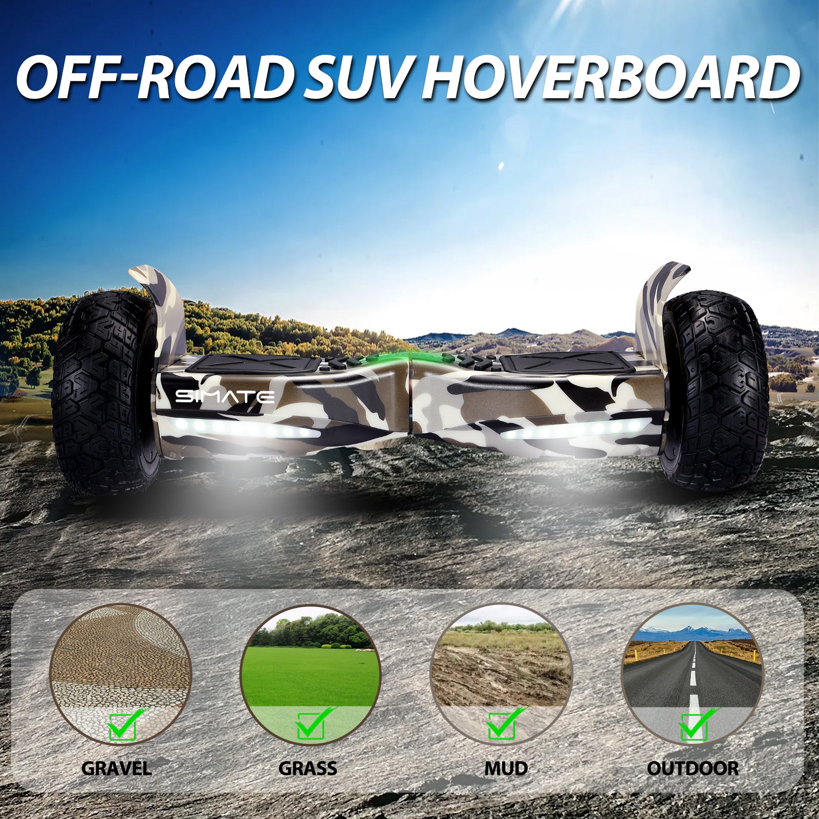 Tank 8.5'' Off Road - Camouflage