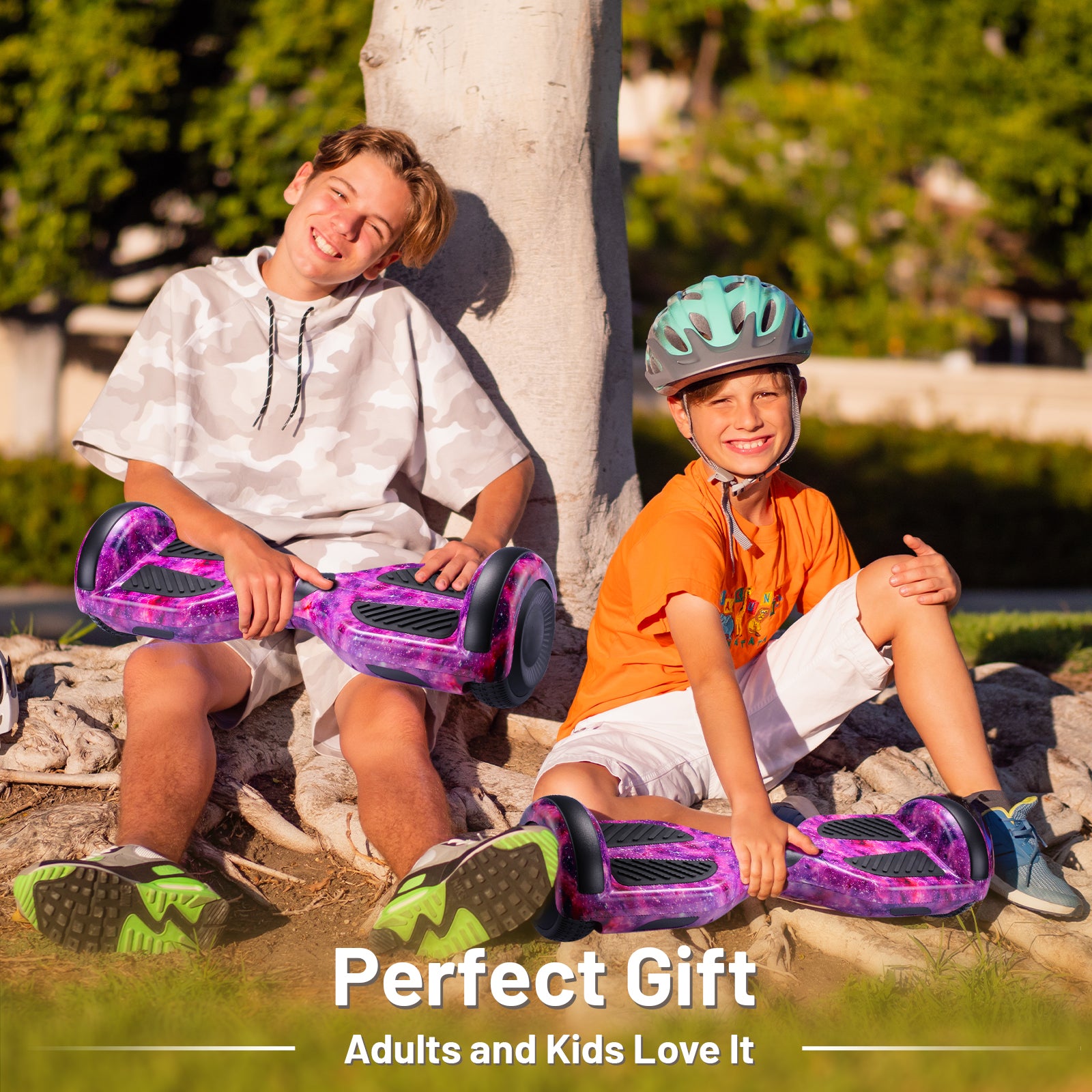 Apato 6.5'' Hoverboard For Kids - Galaxy Purple