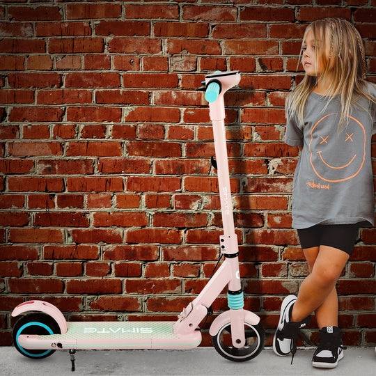 S1 Pro- Electric scooter for kids | Foldable 5 Mph| 8.75 Range | Pink