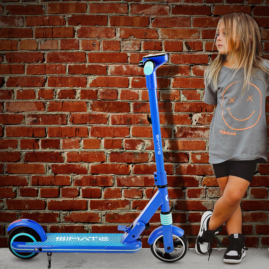 S1 Pro- Electric scooter for kids | Foldable 5 Mph| 8.75 Range (Blue)