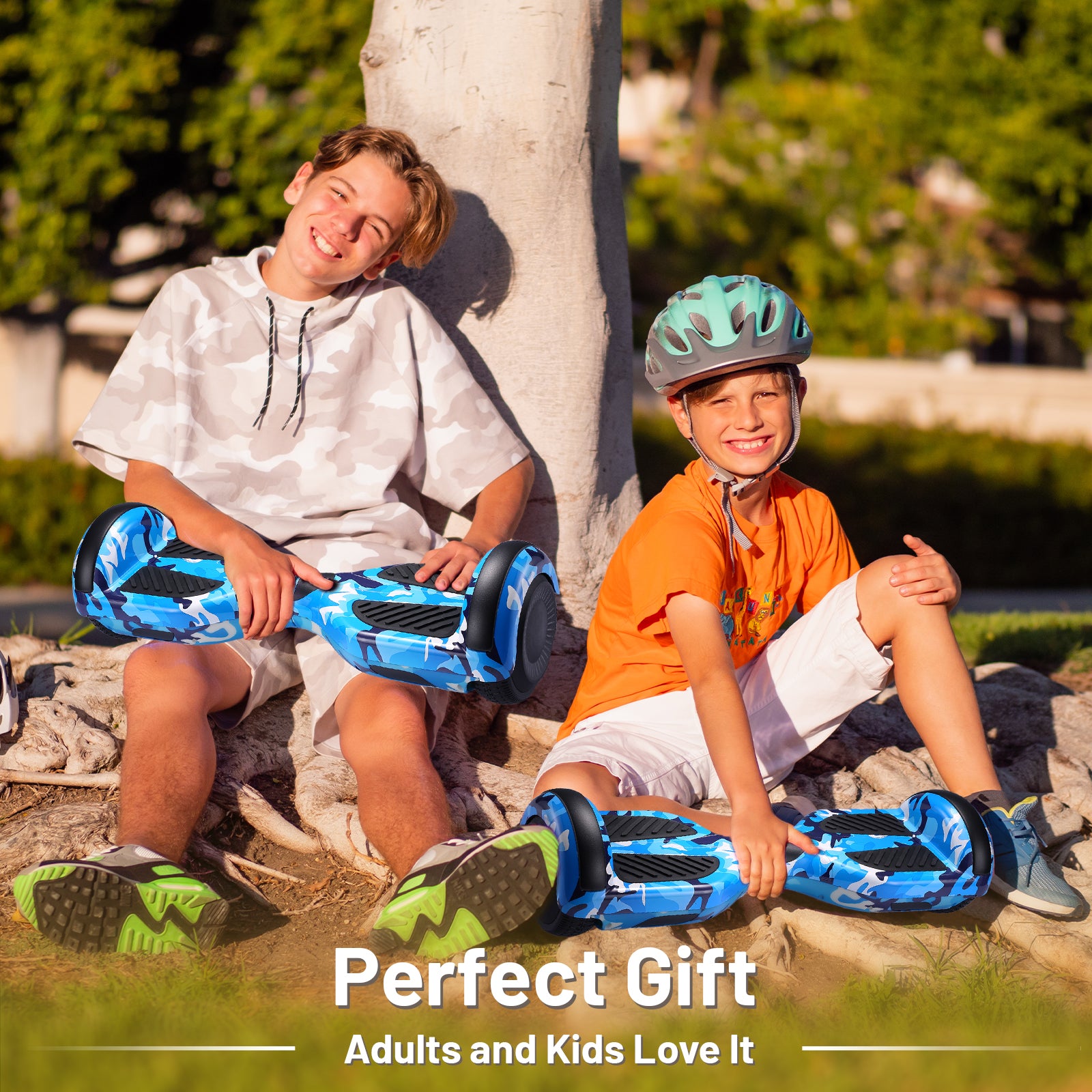 Apato 6.5'' Hoverboard For Kids - Blue Camouglage
