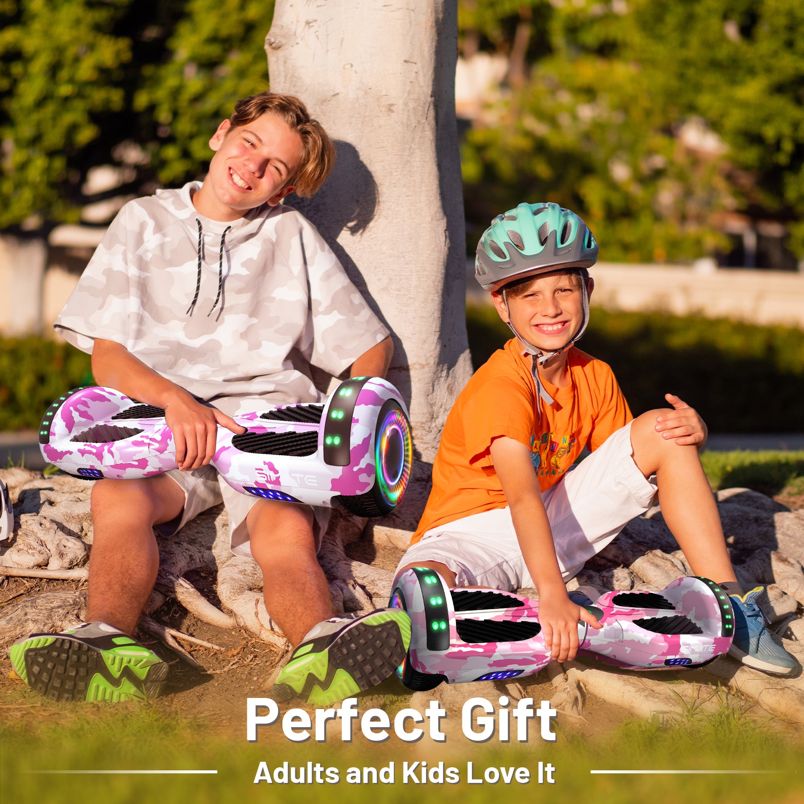 Apato 6.5'' Hoverboard For Kids -  Pink Camo