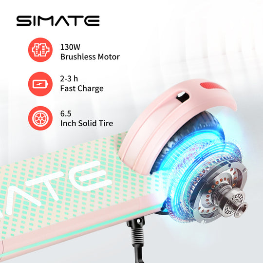 S1 Pro- Electric scooter for kids | Foldable 5 Mph| 8.75 Range | Pink