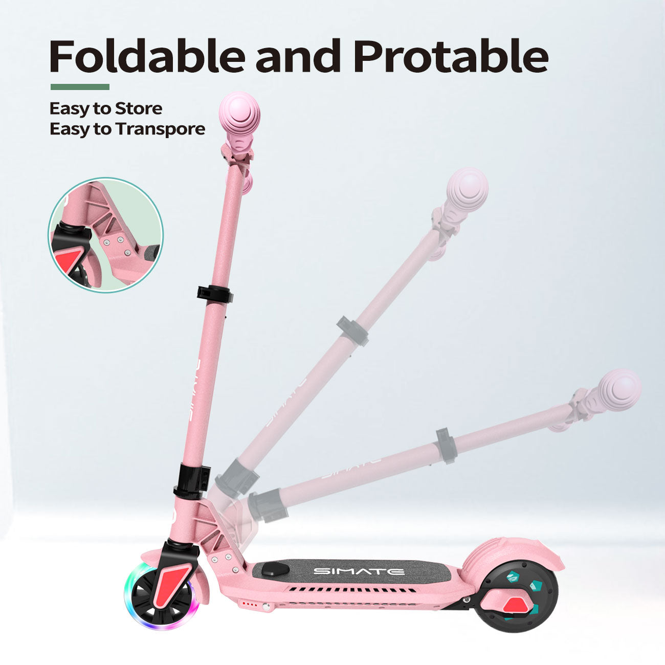 arsenal Premonition adelig Spino - Pink Electric scooter for kids age 6-12