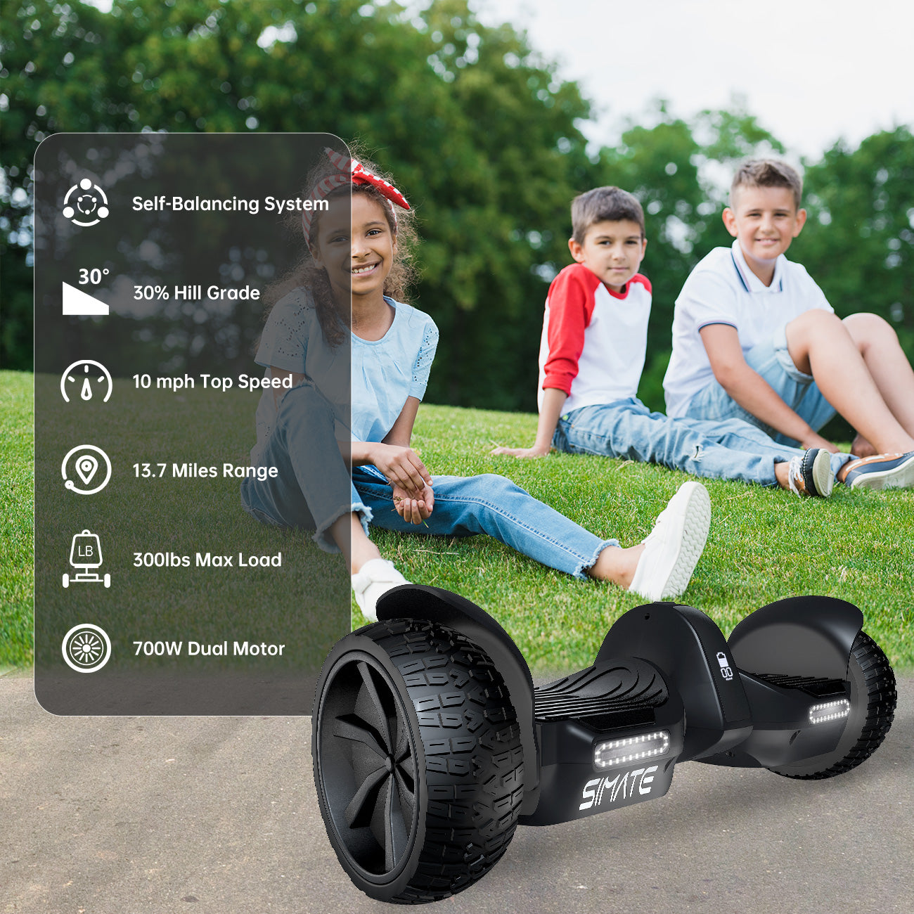 Mega 8.5'' Off Road - Black