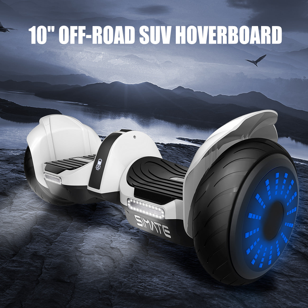 Epic 10‘’ Big Fat Hoverboard - White